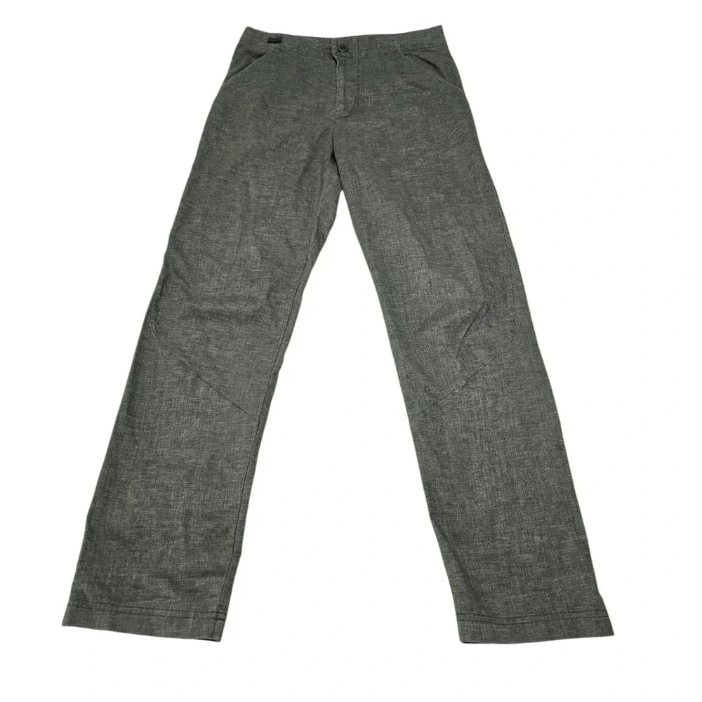 Patagonia Hampi Rock Pants Mens 30 Green Hemp Recycled Polyester Climbing Hiking